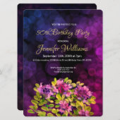 50e verjaardag uitnodiging (Voorkant / Achterkant)