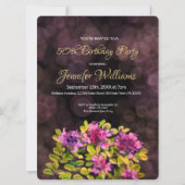 50e verjaardag uitnodiging (Voorkant)