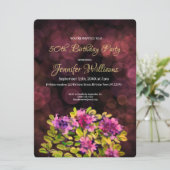 50e verjaardag uitnodiging (Staand voorkant)