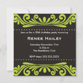 50e verjaardag Uitnodiging - Vlaanderen (Achterkant)