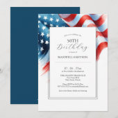 50e verjaardag Uitnodigingen am (Voorkant / Achterkant)