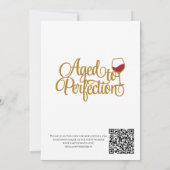 50e verjaardag uitnodigingen: Forever young op 50, Kaart (Achterkant)