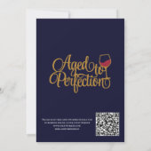 50e verjaardag uitnodigingen: Vijftig jaar jong, Q Kaart (Achterkant)