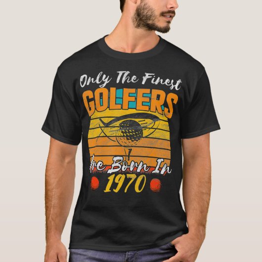 50e verjaardag van 50 jaar oud Golfgolf T-shirt (Voorkant)
