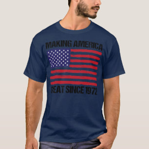 50e verjaardag van Amerika na 1972 T-shirt
