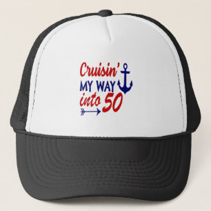 50e verjaardag van Birthday Cruise Trucker Pet
