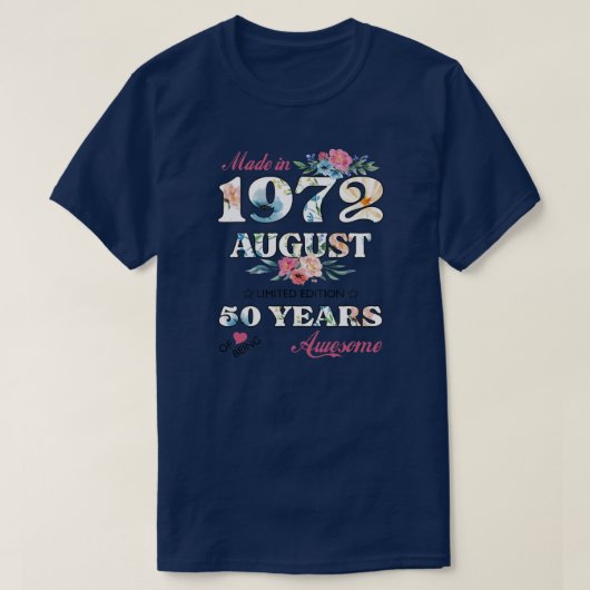 50e verjaardag van de 50e verjaardag van de 50e ve t-shirt (Design voorkant)