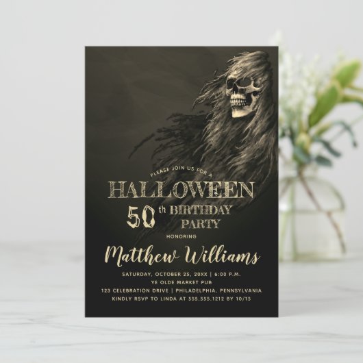 50e verjaardag van de 50e verjaardag van de Creepy Kaart (Staand voorkant)