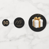 50e verjaardag van de 50e verjaardag van de gouden confetti (Achterkanten)