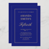 50e verjaardag van de 50e verjaardag van de goudma kaart (Voorkant / Achterkant)