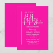 50e verjaardag van de 50e verjaardag van de opwind kaart (Voorkant / Achterkant)