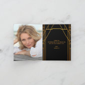 50e verjaardag van de 50e verjaardag van het zwart bedankkaart (Binnen)