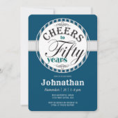 50e verjaardag van de Cheers tot vijftig jaar Kaart (Voorkant)
