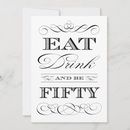 50e verjaardag van de Drink van de binnenpartij bi Kaart (Voorkant)