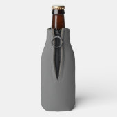50e verjaardag van de Elegant Grey Stylish Favors Flesjeskoeler (Fles Achterkant)