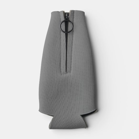 50e verjaardag van de Elegant Grey Stylish Favors Flesjeskoeler (Achterkant)