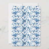 50e verjaardag van de Elegant-uitnodiging Kaart (Achterkant)