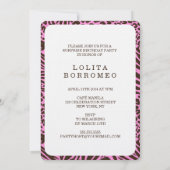 50e verjaardag van de Fabulous & Fierce Party Kaart (Achterkant)