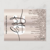 50e verjaardag van de feestdag sparen de datum briefkaart (Achterkant)