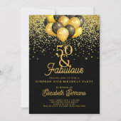 50e verjaardag van de gouden zwarte feestdag in kaart (Voorkant)