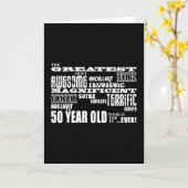 50e verjaardag van de grootste vijftigjarige verja kaart (Gele Bloem)