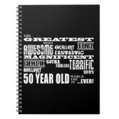 50e verjaardag van de grootste vijftigjarige verja notitieboek (Voorkant)