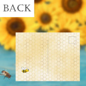 50e verjaardag van de honingraat van zoete hommels briefkaart