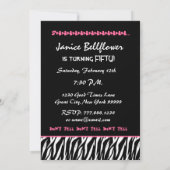 50e verjaardag van de huidige Zebra Kaart (Achterkant)