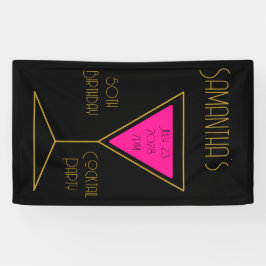 50e verjaardag van de jaargang van de cocktail "Bl Spandoek