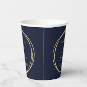 50e verjaardag van de marine Gold Birthday Party Papieren Bekers (Rechts)