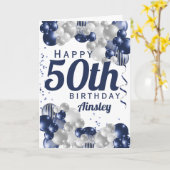 50e verjaardag van de marineballonvaarding kaart (Gele Bloem)