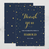 50e verjaardag van de moderne goudzeemacht op Conf Bedankkaart (Voorkant / Achterkant)