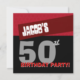 50e verjaardag van de Moderne Red Black G400 Kaart