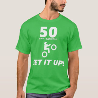50e verjaardag van de motorfiets t-shirt