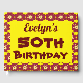 50e verjaardag van de Rode Bloem Gastenboek