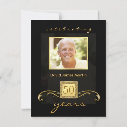 50e verjaardag van de uitnodigingen van de partij (Voorkant)