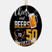 50e verjaardag van de verkiezingen van 50 jaar keramisch ornament (Rechts)