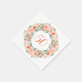 50e verjaardag van de Waterverf perforatie Servet (Hoek)