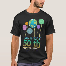 50e verjaardag van de werelddag t-shirt