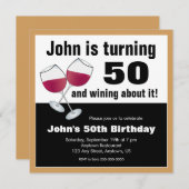 50e verjaardag van de wijngaard kaart (Voorkant / Achterkant)