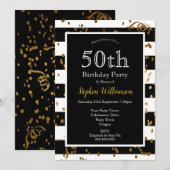 50e verjaardag van de Zwarte en Witte Partij van d Kaart (Voorkant / Achterkant)