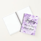50e verjaardag van het Guestbook Party Floral Paar Notitieboek (Binnen)