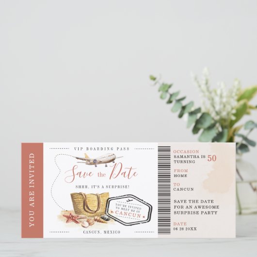 50e verjaardag van het instappen van een Pass Part (Staand voorkant)