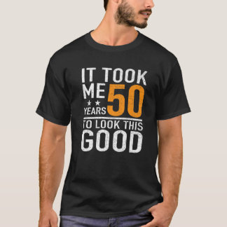 50e verjaardag van het ontwerp van de verjaardag n t-shirt