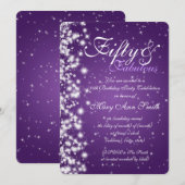 50e verjaardag van het Paars Kaart (Voorkant / Achterkant)