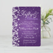 50e verjaardag van het Paars Kaart (Staand voorkant)