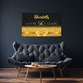 50e verjaardag van het zwarte goudfeest heet welko spandoek