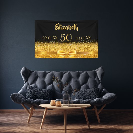 50e verjaardag van het zwarte goudfeest heet welko spandoek