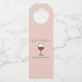 50e verjaardag van perfecte wijn flessenhanger (Voorkant)