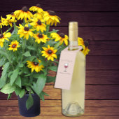 50e verjaardag van perfecte wijn flessenhanger